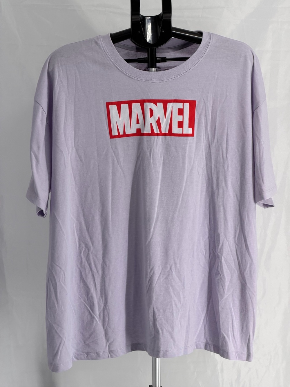 MARVEL BLACK PANTHER T SHIRT SHORT SLEEVE LAVENDER GRAPHIC Size 2X NWT